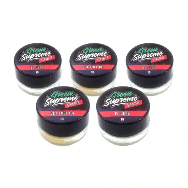 Green Supreme Live Sauce, live sauce cannabis concentrate, mix and match concentrates, terpene-rich cannabis, discreet cannabis shipping, Cannabis Exotic Dispensary
