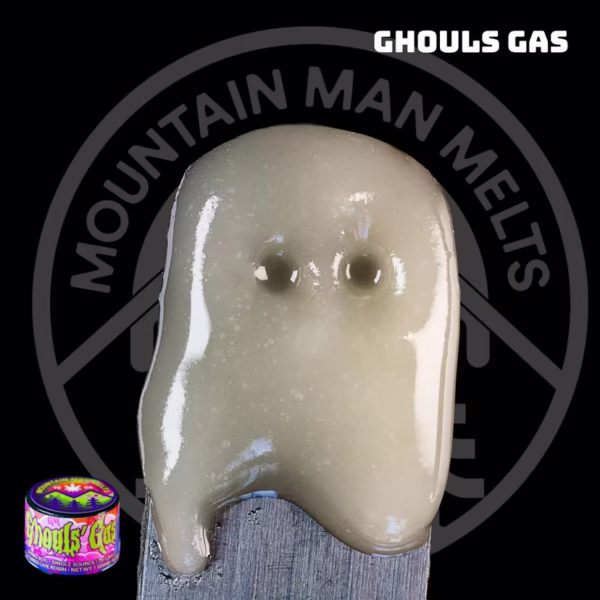 Mountain Man live rosin, Ghouls Gas live rosin, living soil cannabis concentrate, solventless live rosin, premium live rosin, organic cannabis extract, gas strain concentrates, Cannabis Exotic Dispensary concentrates