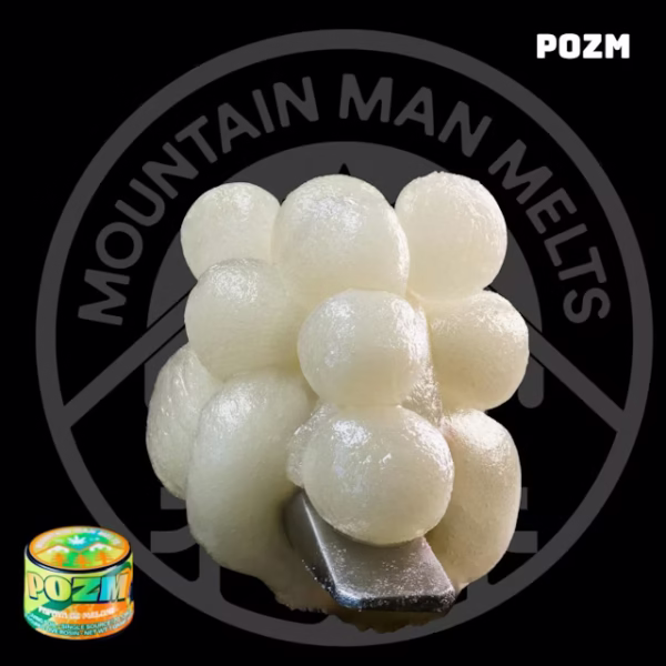 Mountain Man live rosin, POZM live rosin, living soil cannabis concentrate, solventless live rosin, premium live rosin, organic cannabis extract, terpene-rich concentrates, Cannabis Exotic Dispensary concentrates