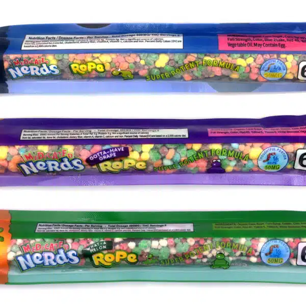 Nerds – Cannabis Infused Gummy Rope (400mg/500mg/600mg THC)