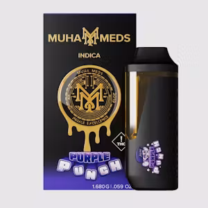 Purple Punch disposable vape, Purple Punch All-In-One vape, Purple Punch 1.68G vape, premium cannabis vape, Cannabis Exotic Dispensary product, sweet cannabis, fruity cannabis, grape-flavored cannabis, dessert-flavored cannabis, trichome-rich cannabis, relaxing hybrid cannabis, calming cannabis, stress-relief cannabis, hybrid cannabis extract, lab-tested cannabis, convenient disposable vape, portable cannabis vape, battery-powered vape, long-lasting vape, easy-use cannabis vape, high-quality cannabis, moderate potency cannabis, mellowing cannabis, smooth vapor cannabis, aromatic cannabis vape, adult-use cannabis, discreet cannabis shipping, top-shelf cannabis, flavorful cannabis, cannabis for relaxation, on-the-go cannabis,