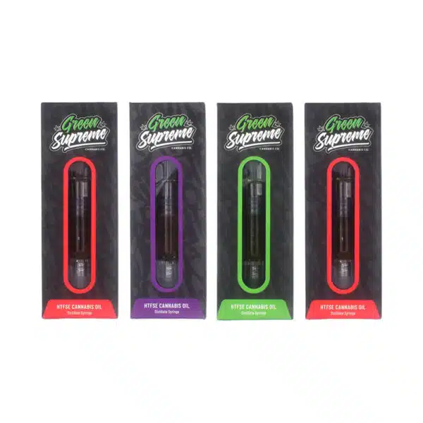 Green Supreme HTFSE, HTFSE cannabis oil, mix and match cannabis oil, premium cannabis cartridges, discreet cannabis shipping, Cannabis Exotic Dispensary