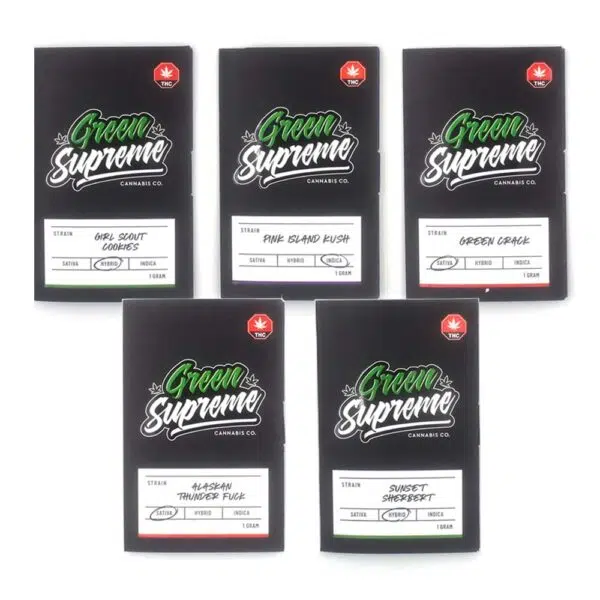 Green Supreme 5 Pack Shatter Mix & Match