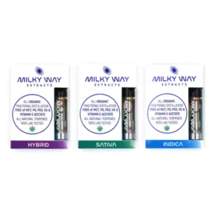 Milky Way Extracts vape cartridge, organic cannabis vape, premium THC vape cartridge, discreet cannabis vape shipping, adult cannabis vape, Cannabis Exotic Dispensary, terpene-rich vape cartridge, lab-tested cannabis vape, smooth THC cartridge, organic cannabis oil vape