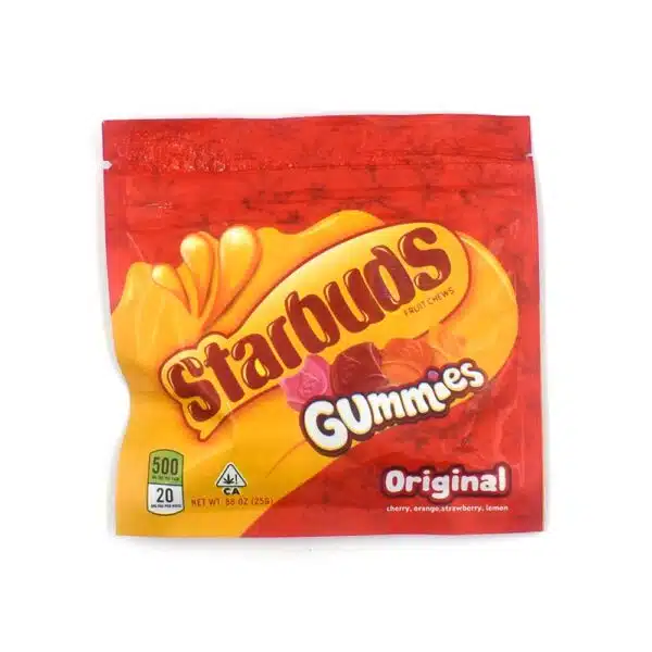 Starbuds Gummies, cannabis-infused Starburst candy, 500mg THC gummies, buy cannabis edibles online, premium cannabis gummies, discreet cannabis shipping, Cannabis Exotic Dispensary edibles, potent THC candy, high-quality cannabis gummies, best cannabis edibles online.