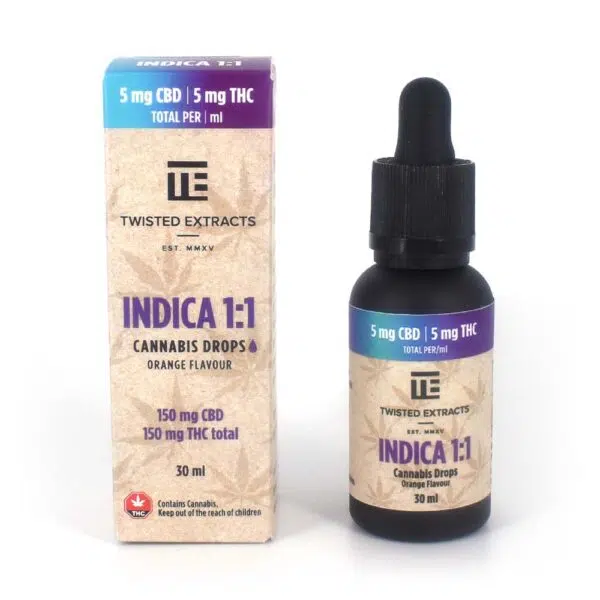 Twisted Extracts – Indica Cannabis Oil Drops