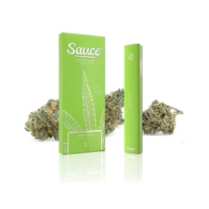 Sauce Essentials Animal Mintz disposable, Animal Mintz disposable vape, hybrid cannabis vape, mint flavored vape pen, dessert mint cannabis vape, balanced disposable vape, draw activated disposable vape, premium cannabis vape, Cannabis Exotic Dispensary vape, CED disposable products, discreet cannabis shipping