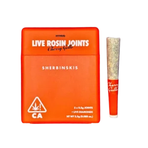Cherry Gello pre-rolls, Sherbinskis pre-rolls, Cherry Gello live rosin pre-rolls, live rosin infused pre-rolls, hybrid cannabis pre-rolls, sweet cherry pre-rolls, dessert cannabis joints, boutique infused pre-rolls, premium pre-roll pack, slow burning infused joints, ready to smoke cannabis joints, top-shelf infused pre-rolls, high potency cannabis pre-rolls, smooth hybrid pre-rolls, cannabis exotic dispensary pre-rolls, CED infused products, discreet cannabis shipping, worldwide cannabis delivery, infused flower pre-rolls, long-lasting pre-rolls