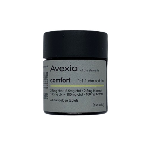 Comfort 1:1:1 Tablets, THC CBD CBN tablets, sleep support cannabis, relaxation cannabis tablets, CBN sleep tablets, evening cannabis, CED cannabis tablets, lab-tested cannabinoid tablets