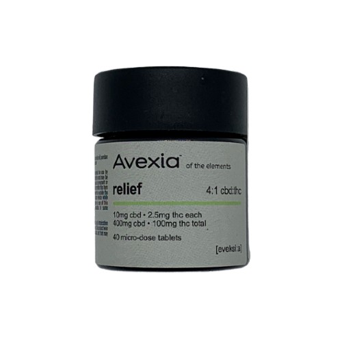 4:1 Relief Tablets, high-CBD cannabis, CBD-dominant tablets, low-THC cannabis, stress relief cannabis, functional calm CBD, CED cannabis products, lab-tested CBD tablets, discreet CBD dosing