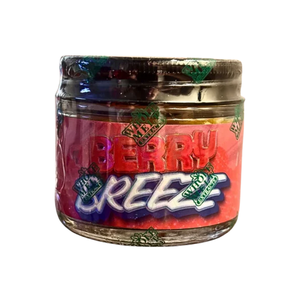 BERRY BREEZE Whole Melt Extracts live resin badder, live resin badder 1oz, Whole Melt Extracts concentrates, premium cannabis badder, bulk live resin concentrate, dab concentrates 1oz, terpene-rich badder, solvent-based cannabis extract, Whole Melt Extracts badder jar, Cannabis Exotic Dispensary concentrates, CED premium extracts, trusted cannabis dispensary, reliable cannabis shipping, top-tier live resin badder