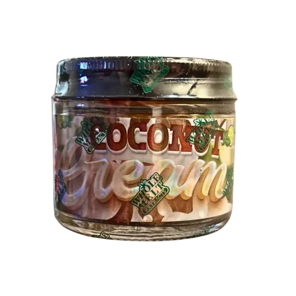 COCONUT CREAM Whole Melt Extracts live resin badder, live resin badder 1oz, Whole Melt Extracts concentrates, premium cannabis badder, bulk live resin concentrate, dab concentrates 1oz, terpene-rich badder, solvent-based cannabis extract, Whole Melt Extracts badder jar, Cannabis Exotic Dispensary concentrates, CED premium extracts, trusted cannabis dispensary, reliable cannabis shipping, top-tier live resin badder