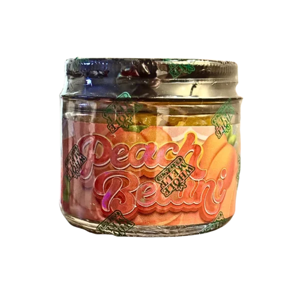 PEACH BELLINI Whole Melt Extracts Live Resin Badder 1oz Jar – Premium Cannabis Concentrate