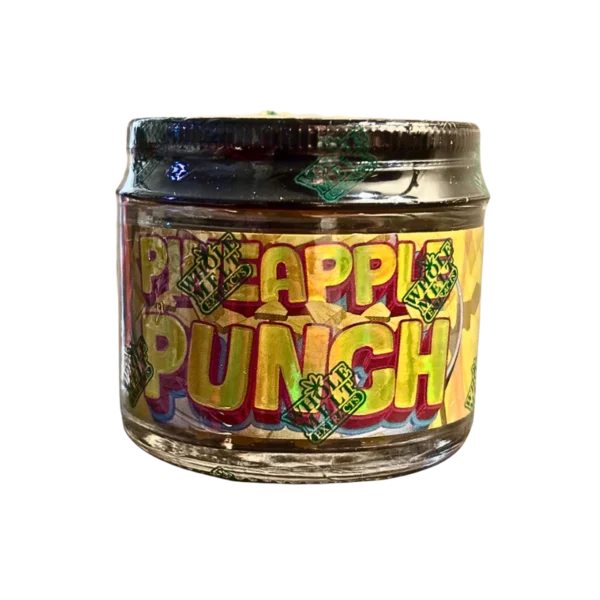 PINEAPPLE PUNCH Whole Melt Extracts Live Resin Badder 1oz Jar – Premium Cannabis Concentrate